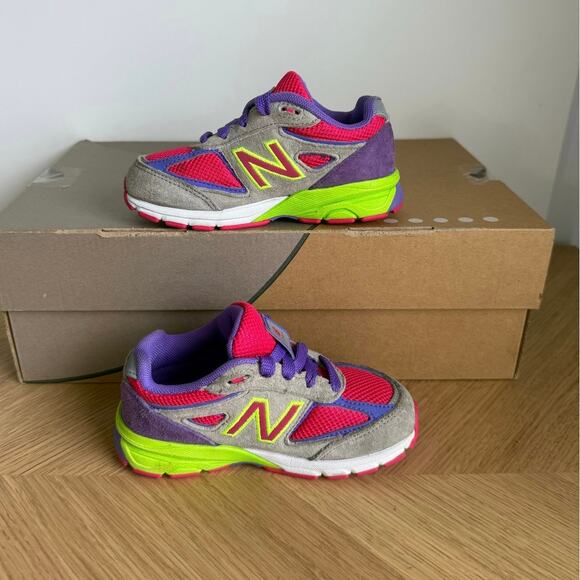 New Balance 990 V4 ‘Multicolor’ Toddler Sneakers- SZ 8 C - Picture 10 of 13